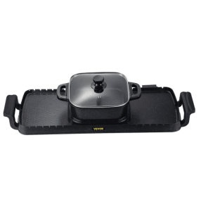 Multifunctional Teppanyaki Grill Pot With Dual Temp Control (Option: default)